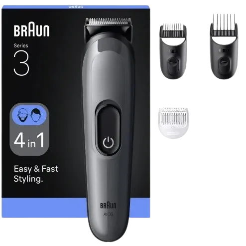 [AIO3500] BRAUN BARBERO 4 EN 1 AIO3500