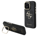 GUESS CARCASA 4G SOPORTE CAMARA IPHONE 15 PRO GRIS