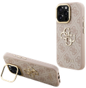GUESS CARCASA 4G SOPORTE CAMARA IPHONE 15 PRO MAX ROSA