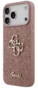 GUESS CARCASA GLITTER 4G IPHONE 17 PRO MAX ROSA