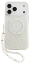 GUESS CARCASA MAGSAFE FLOWERS / CORREA MANO IPHONE 17 PRO MAX BLANCO