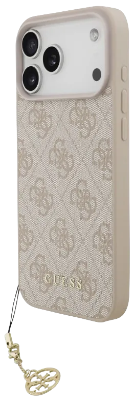 GUESS CARCASA MAGSAFE 4G CHARM IPHONE 17 PRO MAX ROSA