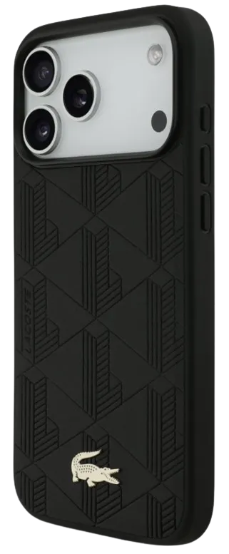 LACOSTE CARCASA MAGSAFE NOMOGRAMME IPHONE 17 PRO MAX NEGRO