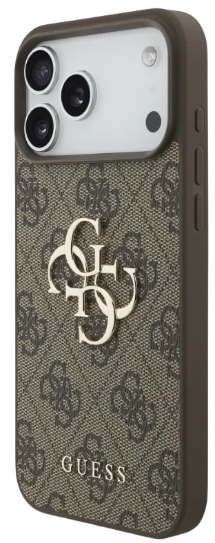 GUESS CARCASA 4G IPHONE 17 PRO MAX MARRON