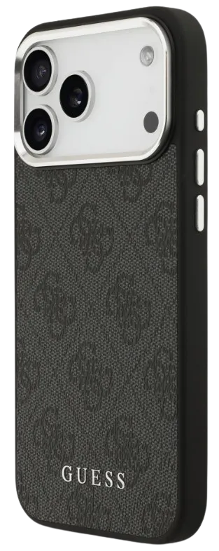 GUESS CARCASA MAGSAFE 4G IPHONE 17 PRO MAX NEGRO