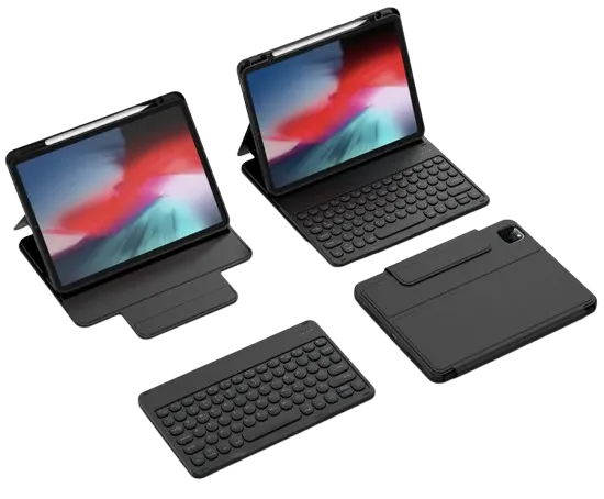 WIWU FUNDA CON TECLADO EXTRAÍBLE  IPAD Air 11(M3)(2025)/Air 11(2024)/Air 10.9(4/5)/Pro 11(4/3/2)