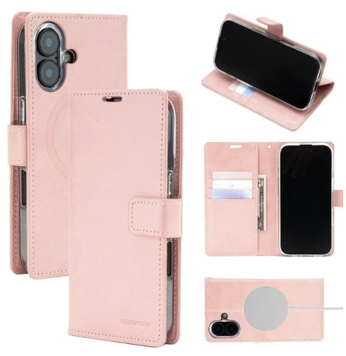 GOOSPERY FUNDA MAGSAFE BLUEMOON DAIRY IPHONE 11 ORO ROSA