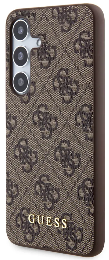 GUESS CARCASA 4G SCRIPT SAMSUNG S24 MARRON