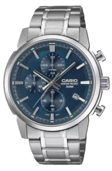 [MTPE510D2A2] CASIO RELOJ MTP-E510D-2A2 ESFERA AZUL / ACERO