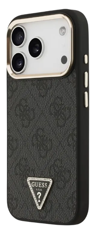 GUESS CARCASA MAGSAFE 4G TRIANGLE IPHONE 17 PRO GRIS