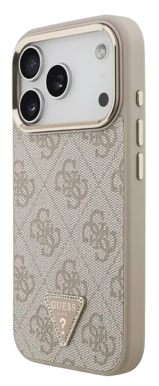 GUESS CARCASA MAGSAFE 4G TRIANGLE IPHONE 17 PRO ROSA