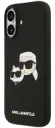 KARL LAGERFELD CARCASA MAGSAFE SILICONE K&C HEADS IPHONE 17 NEGRO