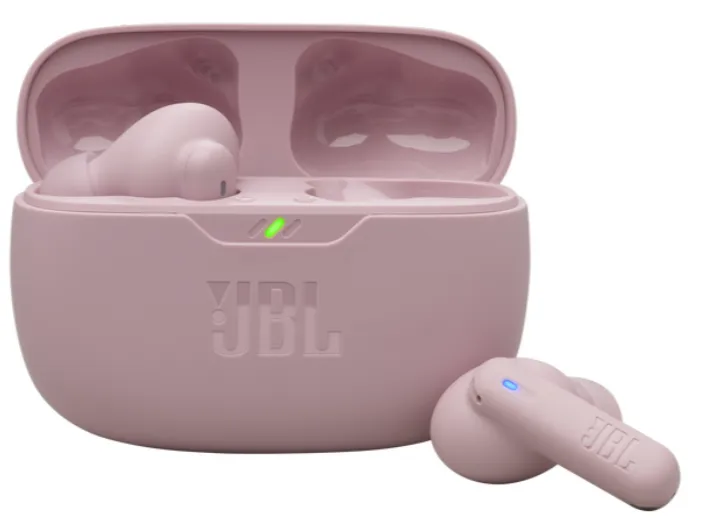 JBL AURICULAR CANCELACION RUIDO WAVE BEAM 2 ROSA