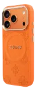 GUESS CARCASA MAGSAFE PEONY STAMP IPHONE 17 PRO MAX NARANJA