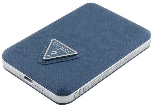 [GUPB5FPGTSPSB] GUESS BATERIA MAGSAFE 5000mAh TRIANGLE AZUL
