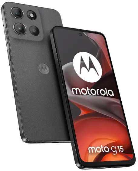 [PB6E0029ES] SMARTPHONE MOTOROLA MOTO G15 4G 8GB/ 512GB/ 6.72"/ GRIS