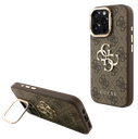 GUESS CARCASA 4G SOPORTE CAMARA IPHONE 15 PRO MARRON