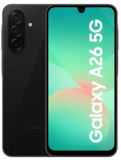 SMARTPHONE SAMSUNG GALAXY A26 6GB/ 128GB/ 6.7"/ 5G/ NEGRO