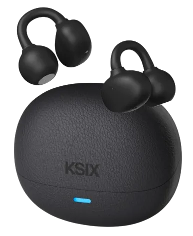 KSIX AURICULARES INALAMBRICOS CLIP NEGRO
