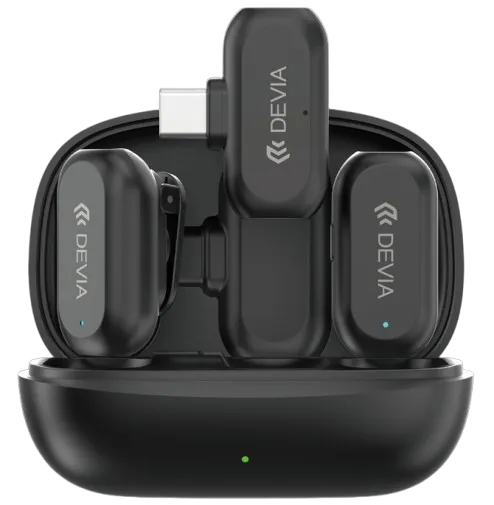 DEVIA MICROFONO INALAMBRICO 2 EN 1 TIPO C + ADAPTADOR LIGHTNING