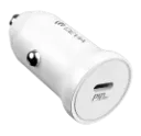 DEVIA CARGADOR COCHE USBc 30W BLANCO