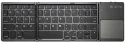 DEVIA TECLADO BLUETOOTH PLEGABLE TOUCHPAD GRIS