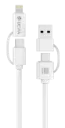 DEVIA CABLE LITE1 USBa - USBc + USBc - LIGHTNING 60W 1,2m