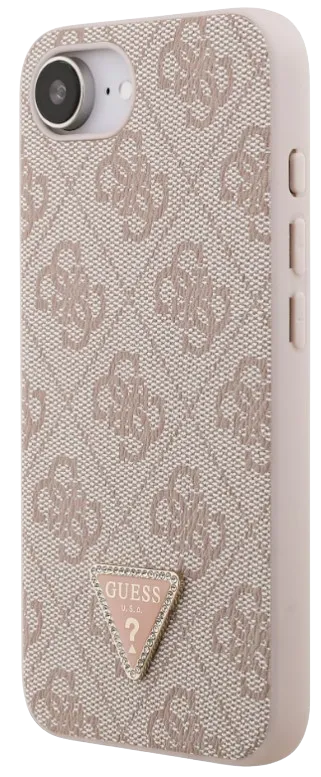 GUESS CARCASA TRIANGLE 4G IPHONE 17e/16e ROSA