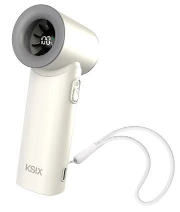 [BVENTGO01] KSIX VENTILADOR PORTÁTIL AIRGO TURBO / CON PATALLA 17,400 RPM BEIGE