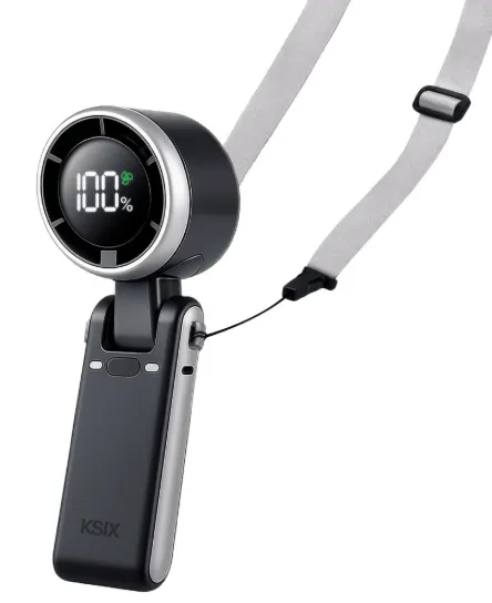 [BVENTGO03] KSIX VENTILADOR PORTÁTIL PLEGABLE AIRGO FLEX / CON PATALLA 13.550 RPM NEGRO