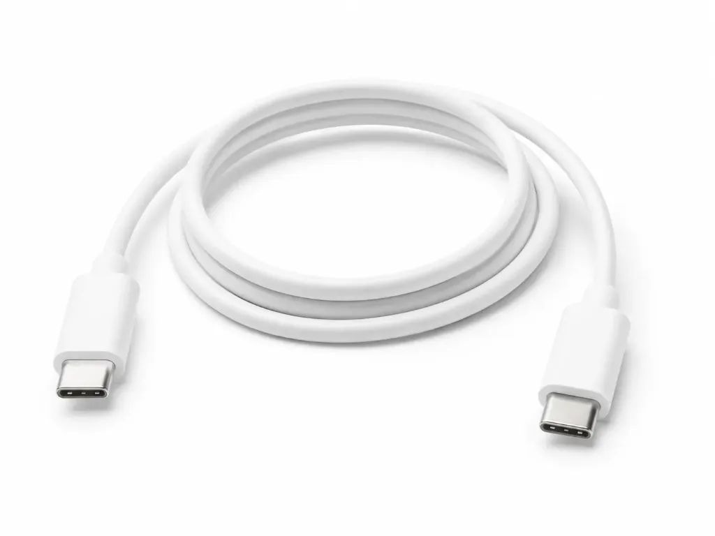 CABLE USB C - USB C 2m BLANCO (SIN CAJA)