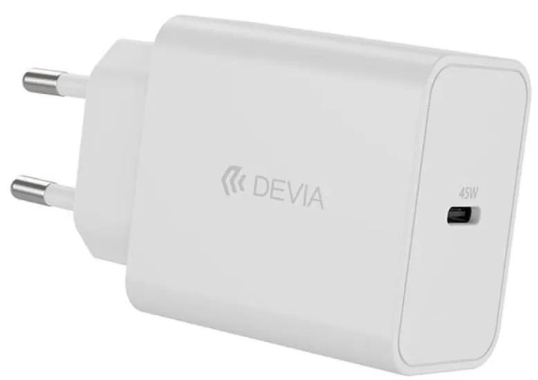 DEVIA CARGADOR ROCKET TIPO C PD 45W BLANCO