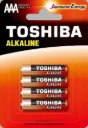 TOSHIBA PACK 4 PILAS AAA LR03/ 1.5V/ ALCALINAS