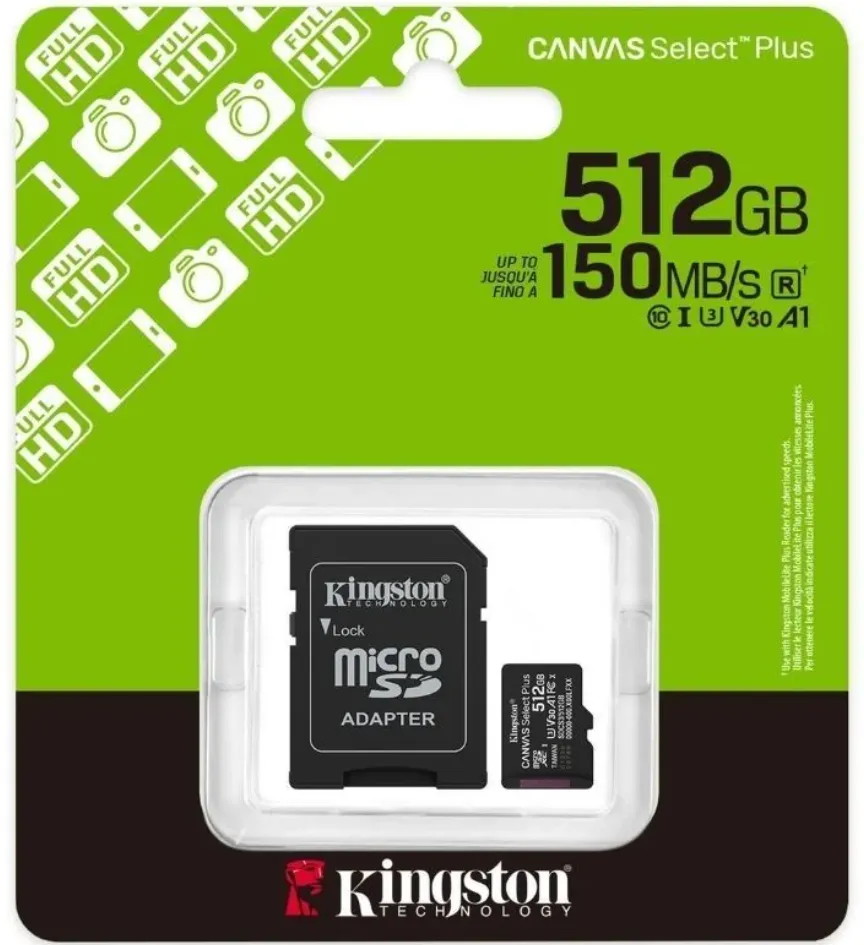 KINGSTON TARJETA MEMORIA MICROSDXC 512GB