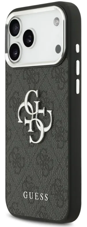GUESS CARCASA 4G LOGO IPHONE 17 PRO MAX GRIS