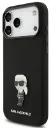 KARL LAGERFELD CARCASA SILICONE IKONIK IPHONE 17 PRO MAX NEGRO