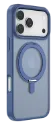 DEVIA CARCASA MAGNETIC SOPORTE GIRATORIO IPHONE 17 PRO MAX AZUL
