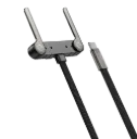 DEVIA CABLE TIPO C A TIPO C 240w 1.5m CON SOPORTE