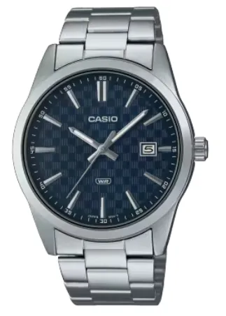 CASIO RELOJ MTP-VD03D-2A ESFERA AZUL CORREA ACERO