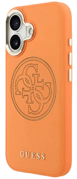 [GUHMP17S5PG4SRGO] GUESS CARCASA MAGSAFE 4G PERFORATED IPHONE 17 NARANJA