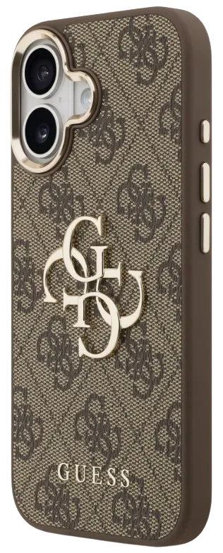 GUESS CARCASA 4G IPHONE 17 MARRÓN