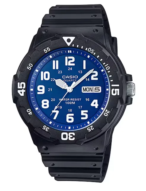 CASIO RELOJ MRW-200H-2B2 NEGRO / AZUL