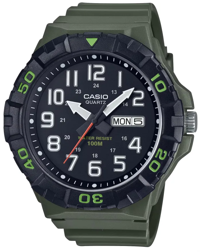 CASIO RELOJ MRW-210H-3A VERDE/NEGRO
