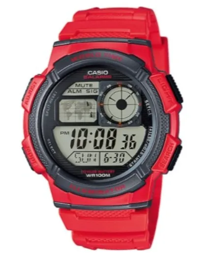 [AE1000W4A] CASIO RELOJ AE-1000W-4A ROJO