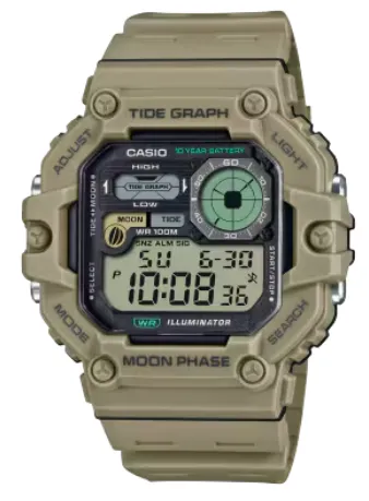 CASIO RELOJ WS-1700H-5A BEIGE