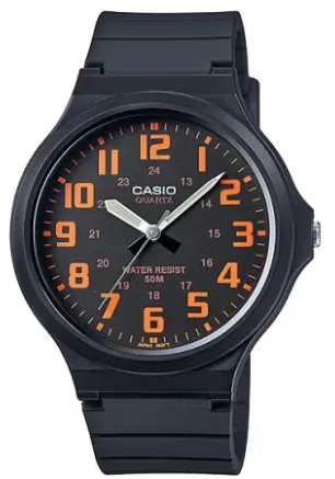 CASIO RELOJ MW-240-4B NARANJA/NEGRO