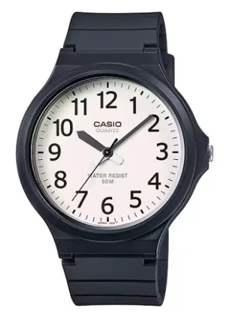 CASIO RELOJ MW-240-7B BLANCO/NEGRO