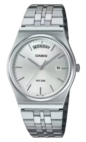 CASIO RELOJ MTP-B146D-7A PLATEADO