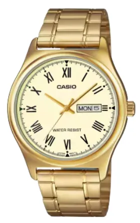 CASIO RELOJ MTP-V006G-9B DORADO