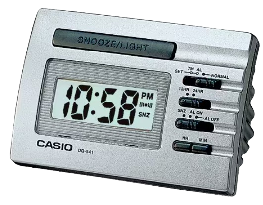 [DQ541D8RDF] CASIO DESPERTADOR DQ-541D-8RDF GRIS